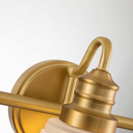 Quoizel - Aplică LED de perete pentru baie SWELL 3xG9/3W/230V IP44 aurie