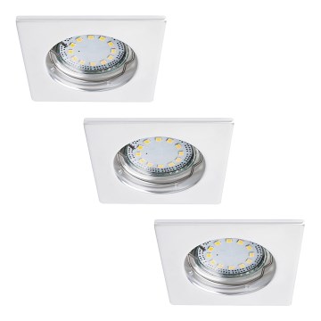 Rabalux 1052 - SET 3x Corp de iluminat LED tavan fals LITE 1xGU10-LED/3W/230V