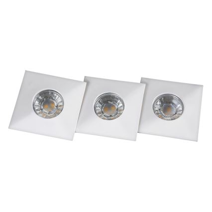 Rabalux 1080 - SET 3x Lampă încastrată baie LED RANDY 3xLED/4W/230V