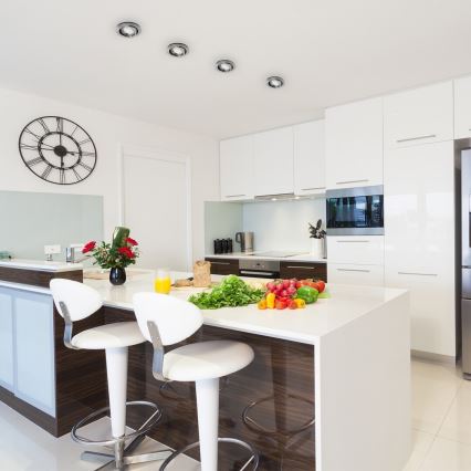 Rabalux - Set de 3 spoturi LED încastrate, 1x GU10/3W/230V, IP40