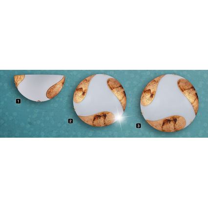 Rabalux - Corp de iluminat perete 1xE27/60W/230V