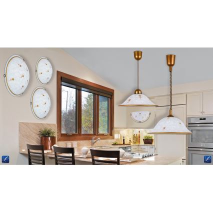 Rabalux - Lustra ART FLOWER 1xE27/60W/230V