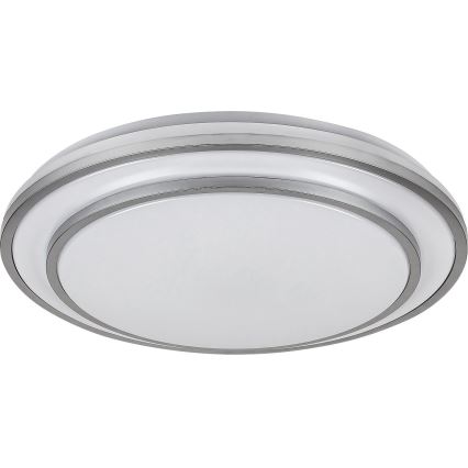 Rabalux - Plafonieră LED dimabilă 40W/230V 3000-6500K, argintie, Ø 49 cm + telecomandă