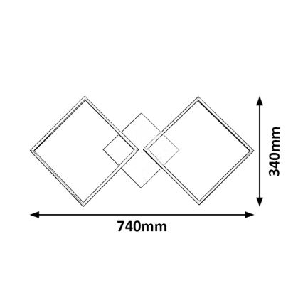 Rabalux - LED Plafonieră LED/30W/230V