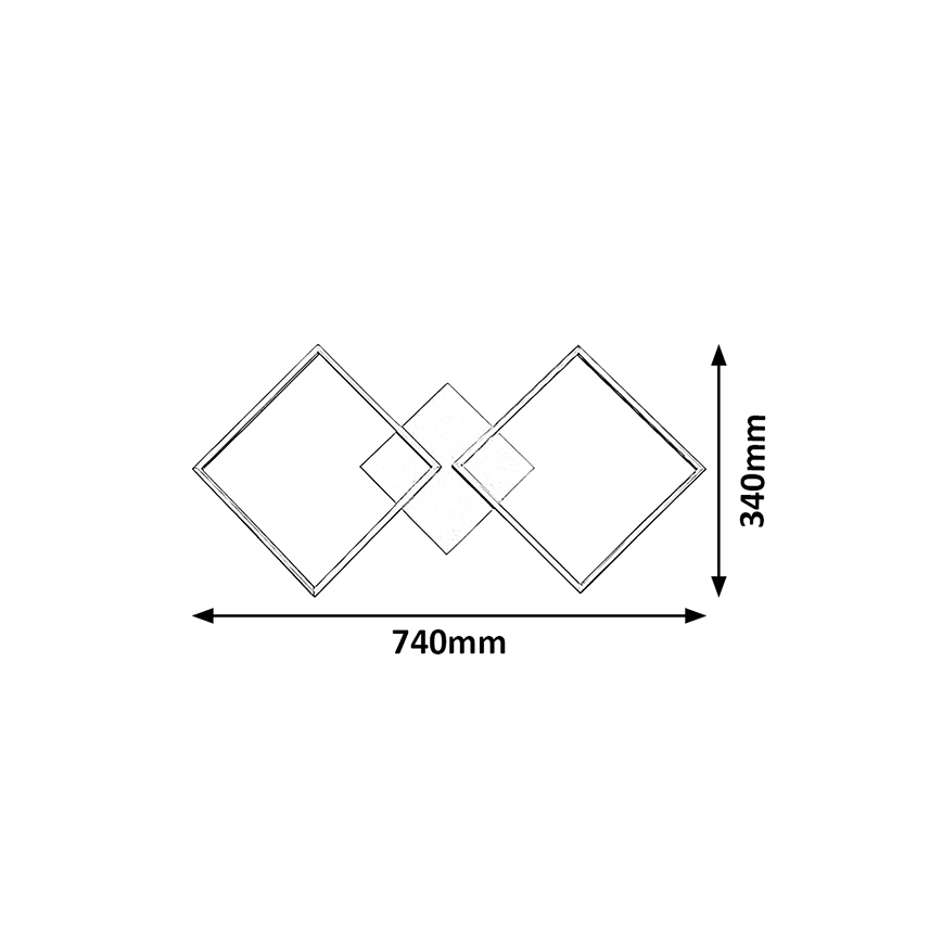 Rabalux - LED Plafonieră LED/30W/230V