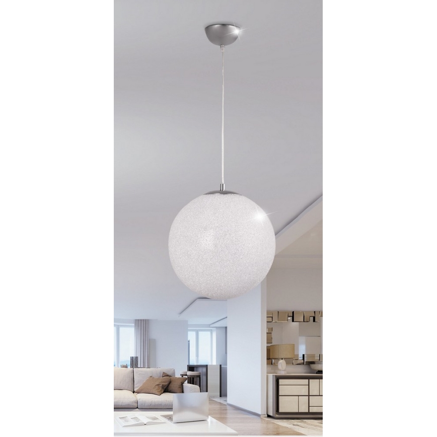 Rabalux 2206 - Lustră BIANCA 1xE27/40W/230V alb