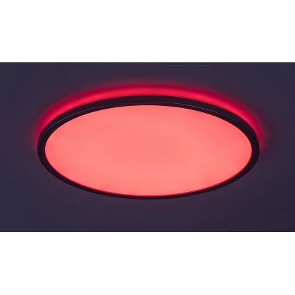 Rabalux - Plafonieră LED RGB dimabilă, 22 W, 230 V, Wi‑Fi Tuya + telecomandă, Ø 41,5 cm