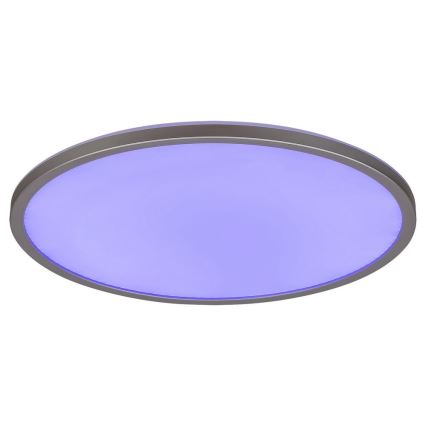 Rabalux - Plafonieră LED RGB dimabilă, 22 W, 230 V, Wi‑Fi Tuya + telecomandă, Ø 41,5 cm