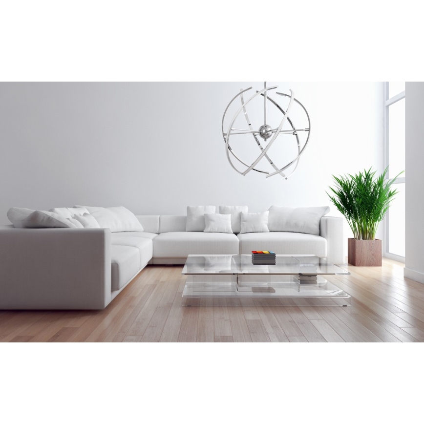 Rabalux 2433 - Lustră LED ALYSON LED/48W/230V argintiu