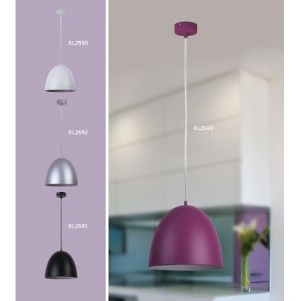 Rabalux 2590 - Lustra OLIVIA 1xE27/60W/230V