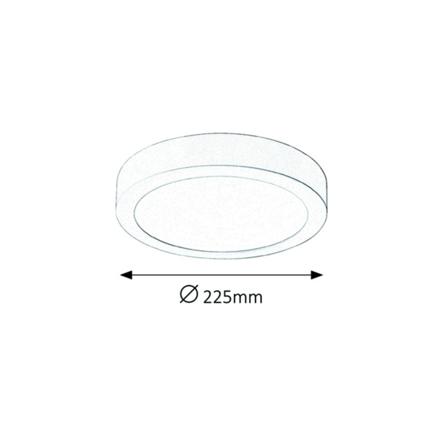 Rabalux - Plafonieră LED LED/18W/230V