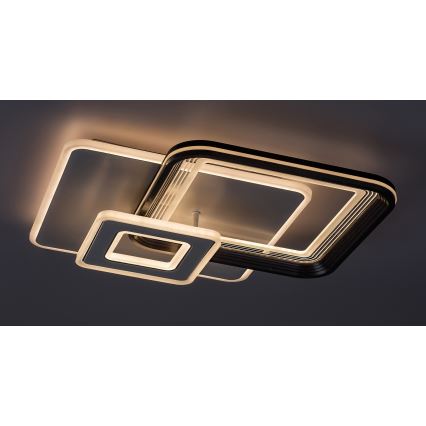 Rabalux - Plafonieră LED aplicată dimmabilă LED/48W/230V 3000K/4000K/6000K + telecomandă 49,5x49,5 cm