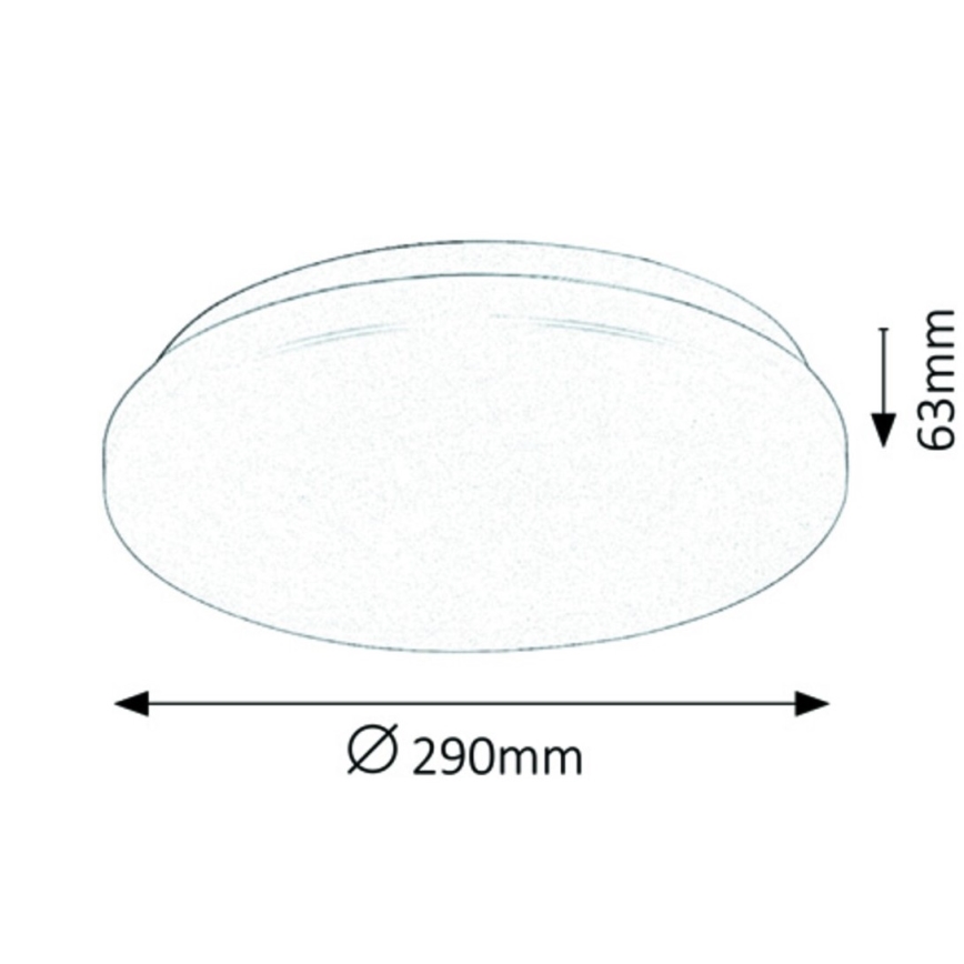 Rabalux - Plafonieră LED 20 W, 230 V, Ø 29 cm