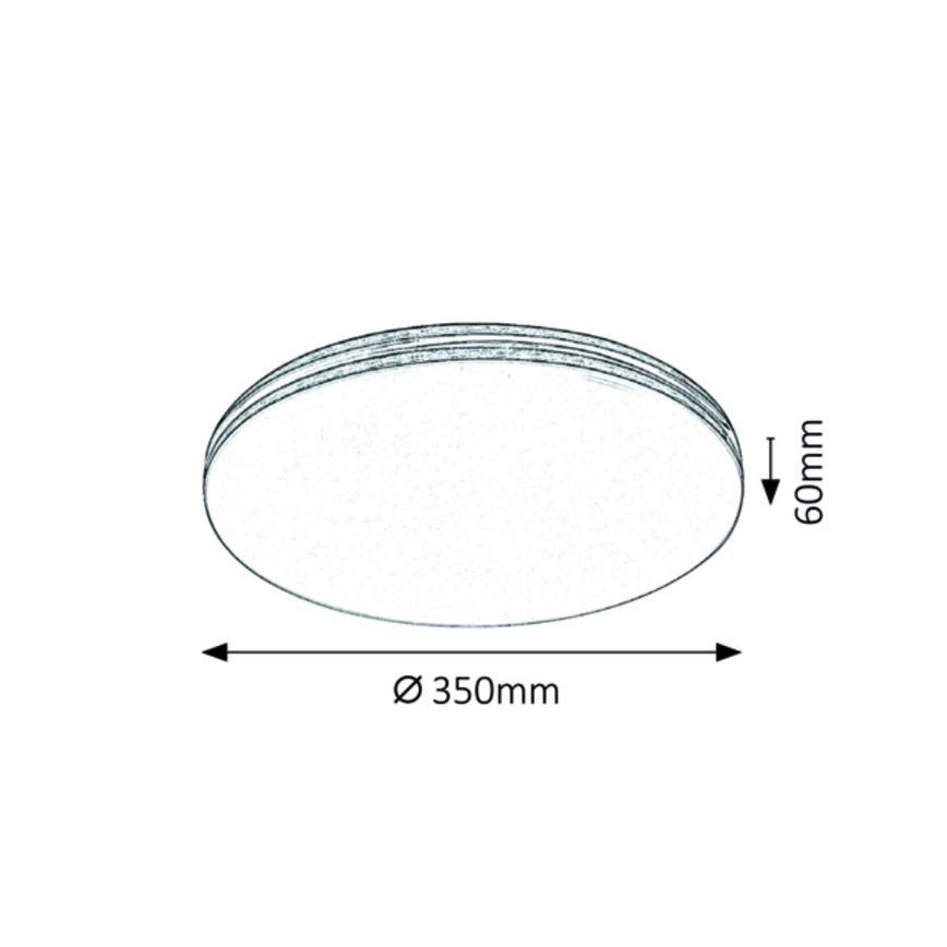 Rabalux - Plafonieră LED 18W, 230V, Ø 35 cm