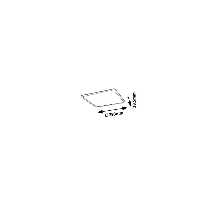 Rabalux - Plafonier LED/18W/230V 29,3x29,3 cm