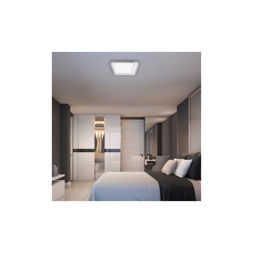 Rabalux - Plafonieră LED, 18 W, 230 V, 40 x 40 cm