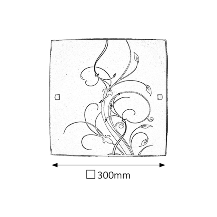 Rabalux - Corp de iluminat perete 1xE27/60W/230V