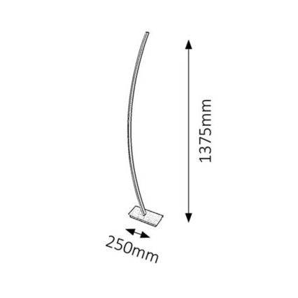 Rabalux - LED Lampadar 1xLED/26W/230V