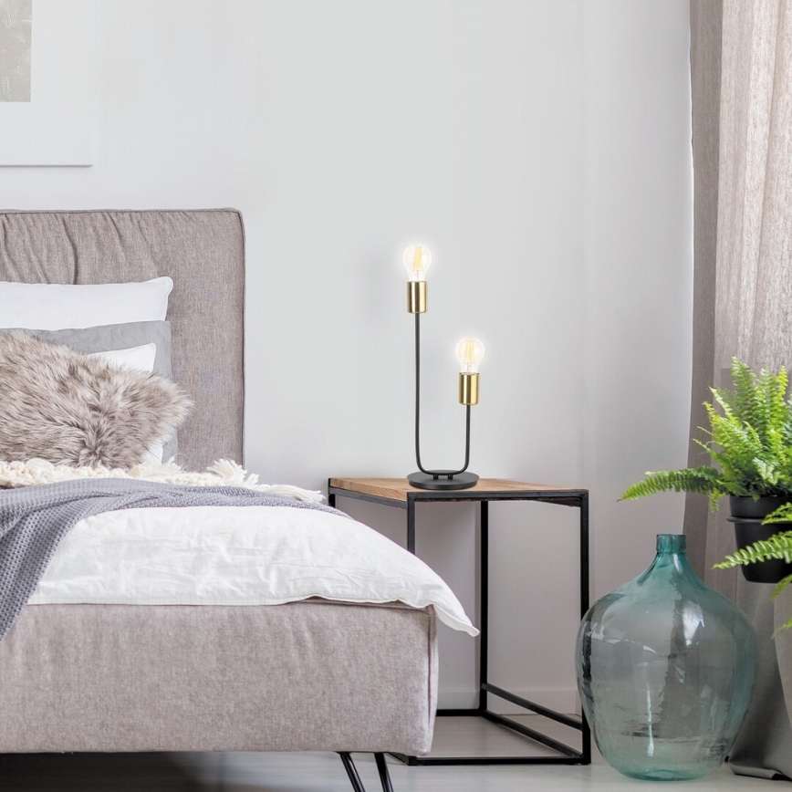 Rabalux 4560 - Lampă de masă LANNY 2xE27/15W/230V