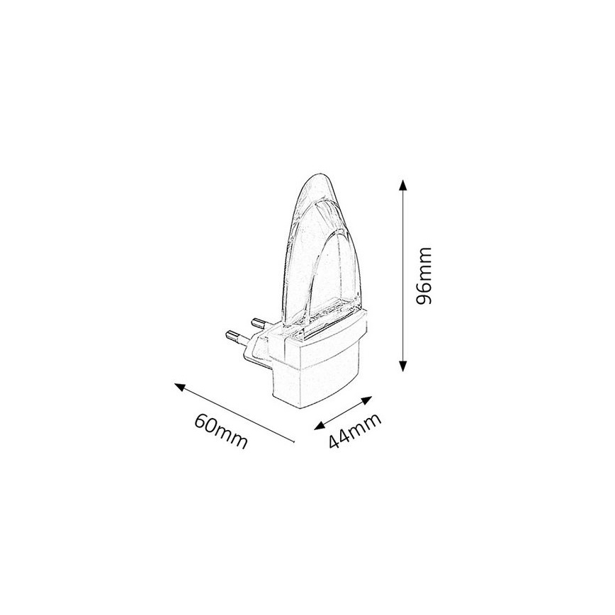 Rabalux - LED Lampa in soclu 1xLED/0,5W/230V