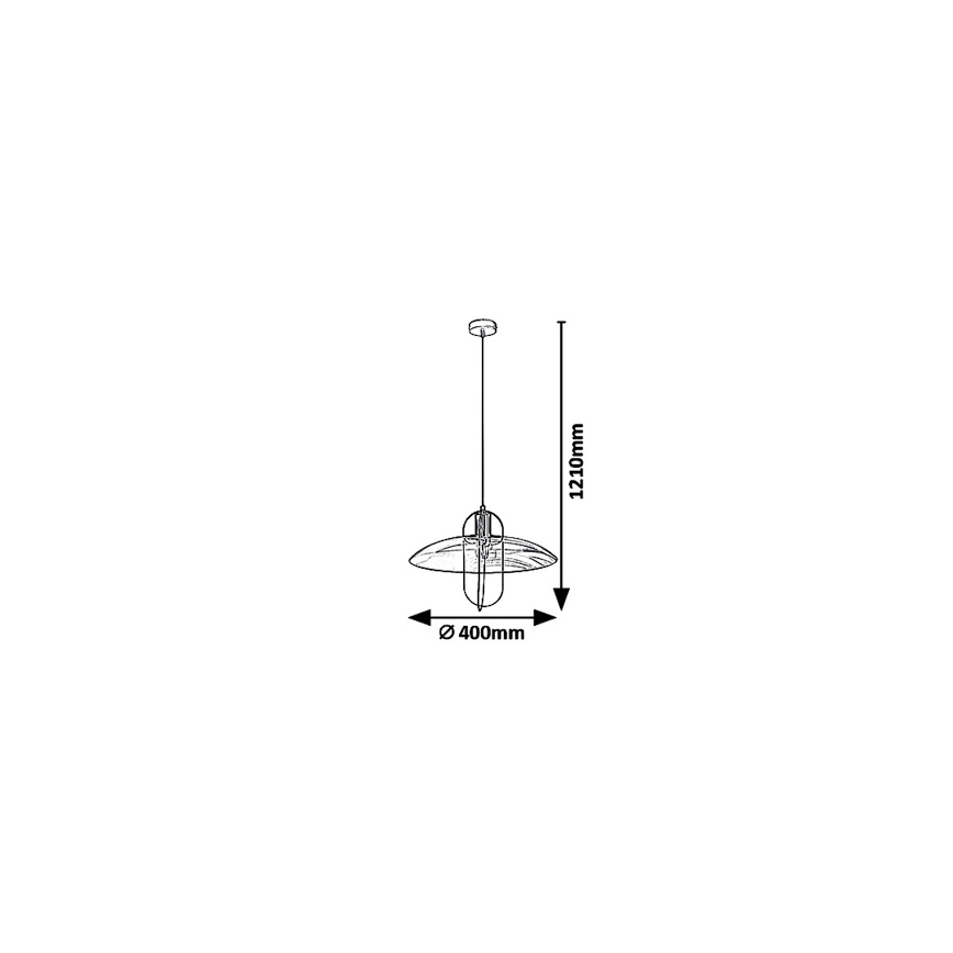Rabalux 5000 - Lustră pe cablu VIDA 1xE27/8W/230V