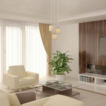 Rabalux 5012 - Lustră pe cablu NATINA 3xE14/25W/230V