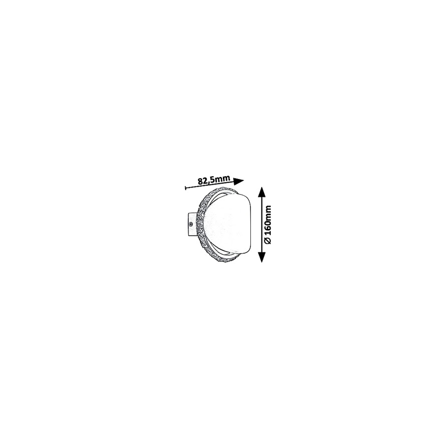 Rabalux 5049 - Aplică perete LED CAPRIANA LED/6W/230V