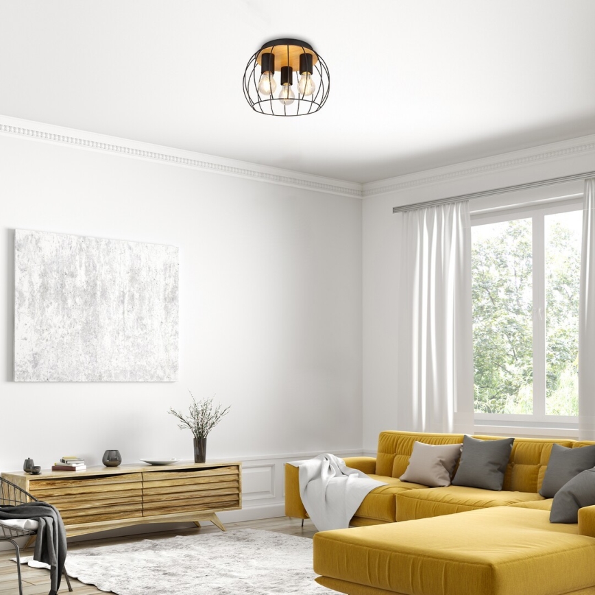 Rabalux - Plafonieră 3xE27/25W/230V Ø 30 cm