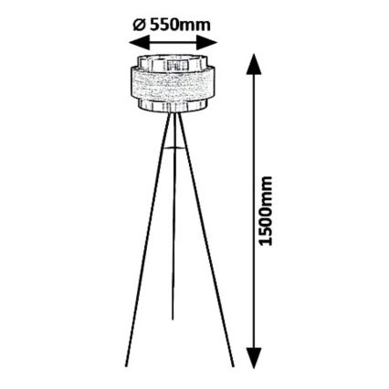 Rabalux 5385 - Lampadar BASIL 1xE27/40W/230V