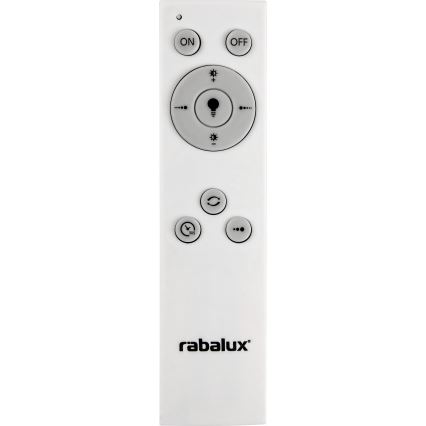 Rabalux - Plafonieră LED cu intensitate reglabilă STAR, 36 W, 230 V, cu telecomandă, Ø 40 cm