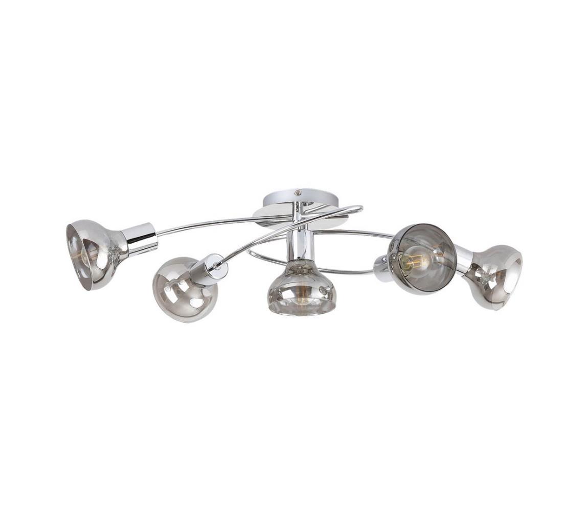 Rabalux 5561 - Lustră aplicată HOLLY 5xE14/40W/230V crom lucios
