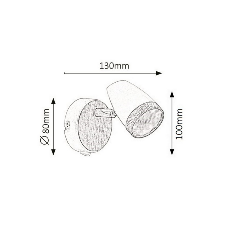 Rabalux - Aplică perete LED OSCAR LED/4W/230V