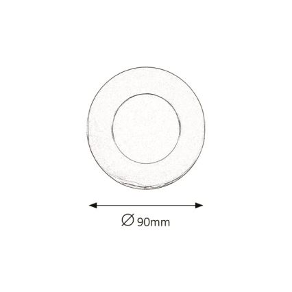 Rabalux - Lampă încastrată baie LED OSCAR LED/3W/230V IP44 3000K