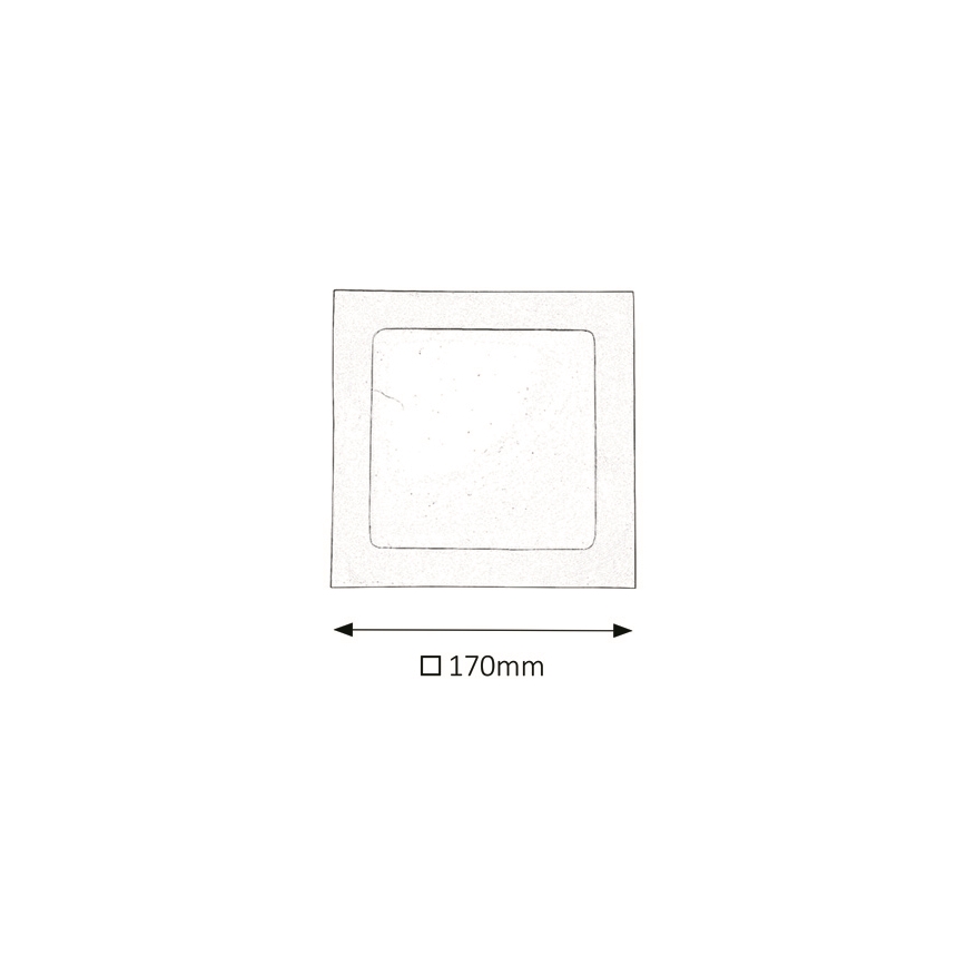Rabalux - Lampă încastrată baie LED OSCAR LED/12W/230V IP44 3000K