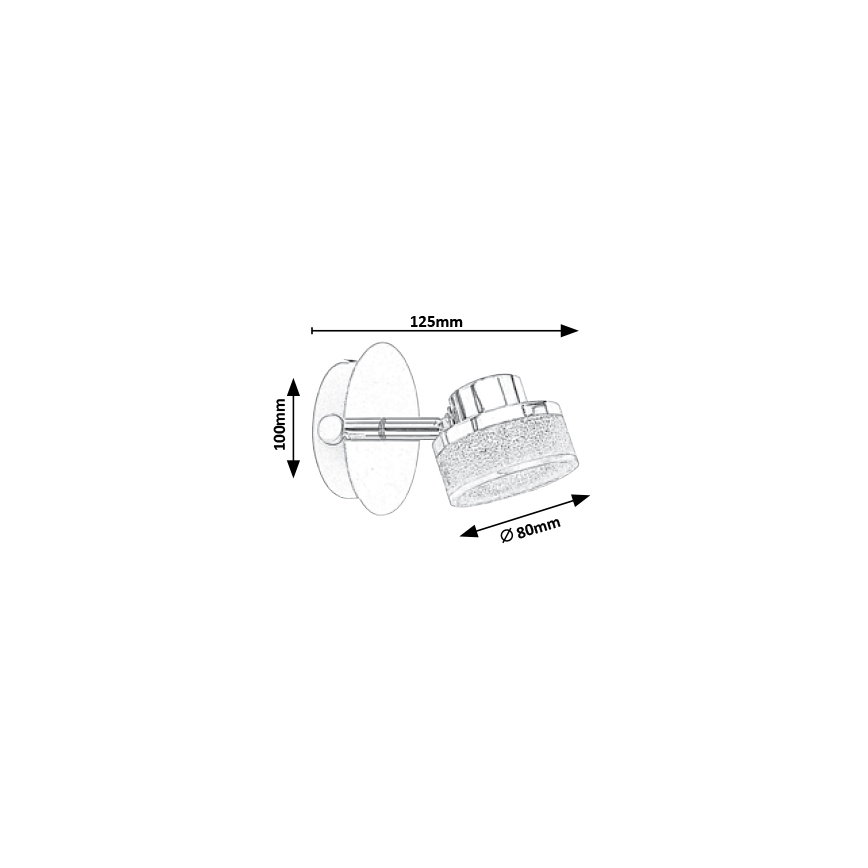 Rabalux - Spot de perete LED OSCAR LED/5W/230V