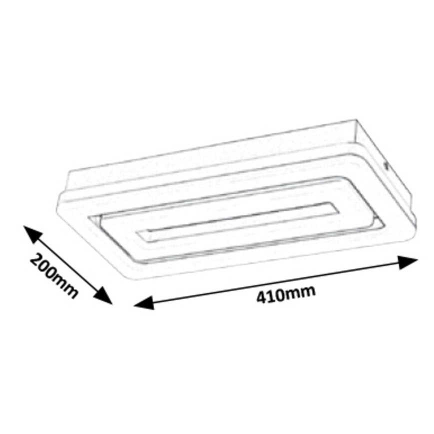 Rabalux - Plafonieră LED OSCAR LED/40W/230V