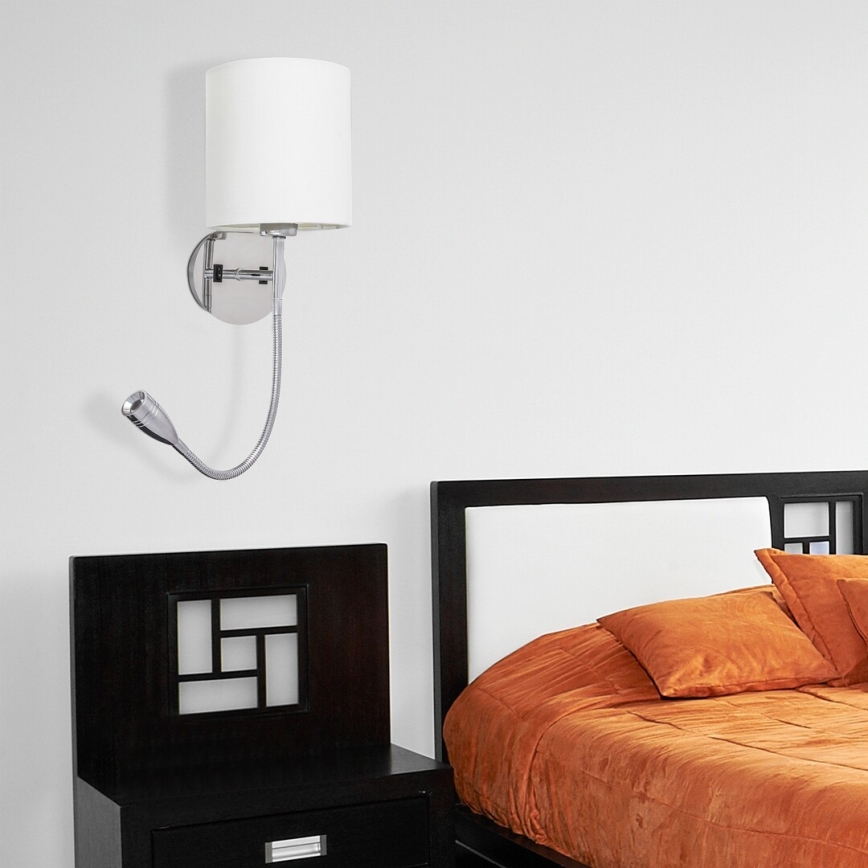 Rabalux - Aplica de perete LED 1xE27/40W+LED/3W