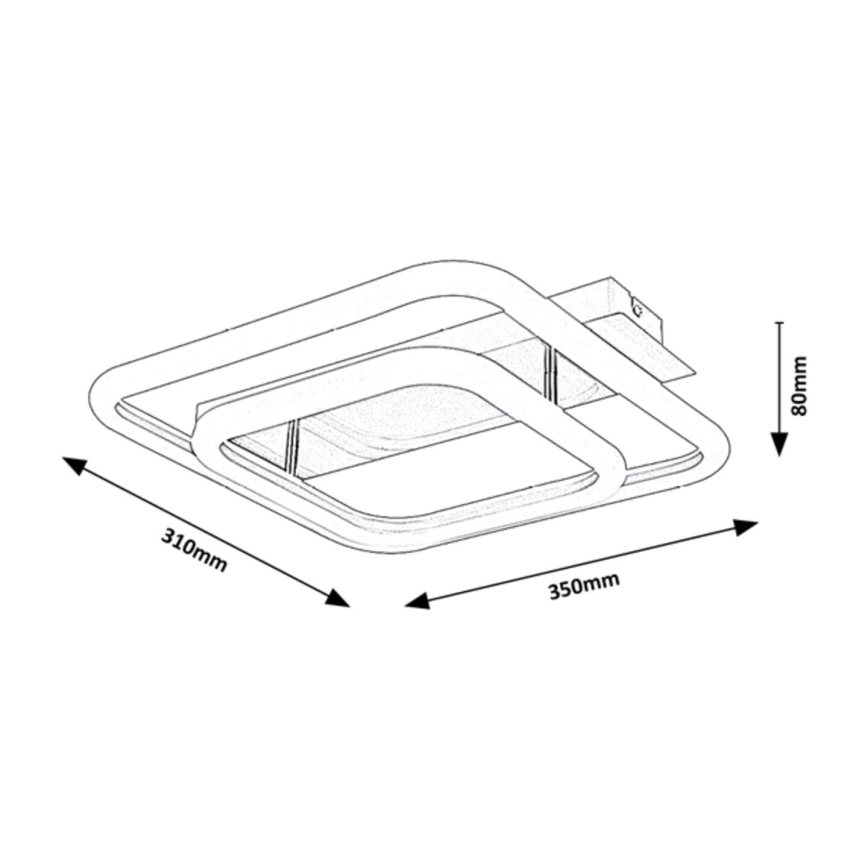 Rabalux - Plafonieră LED/33W/230V 31x35 cm