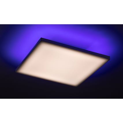 Rabalux - Plafonier LED RGB reglabil, LED/18W/230V 3000-6500K 30x30 cm + telecomandă