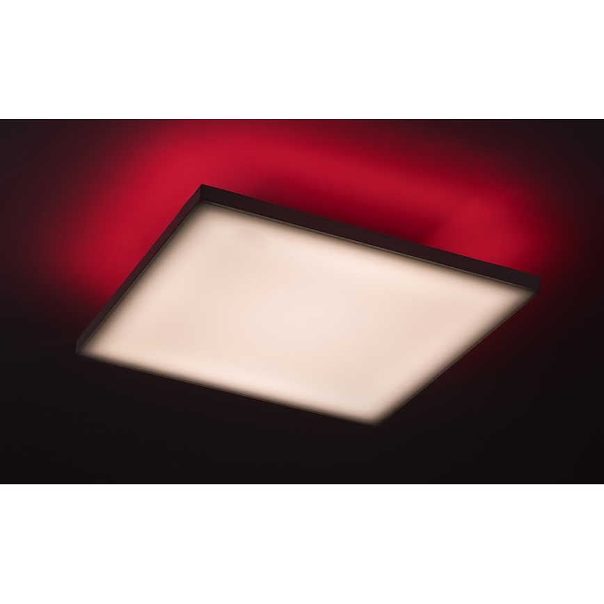 Rabalux - Plafonier LED RGB reglabil, LED/18W/230V 3000-6500K 30x30 cm + telecomandă