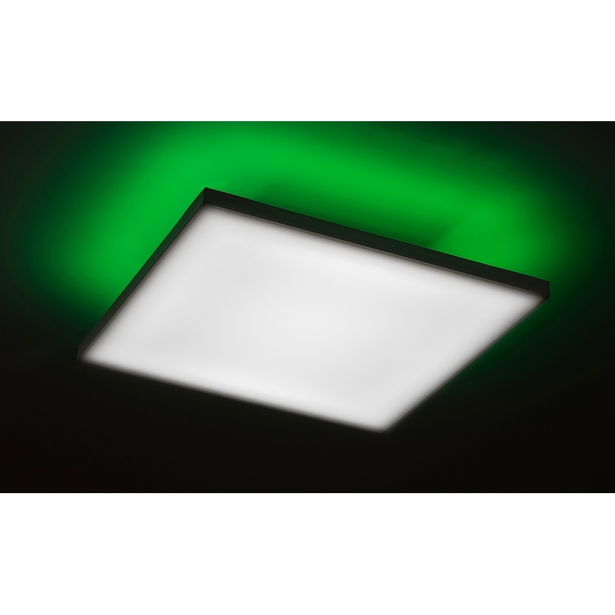 Rabalux - Plafonier LED RGB reglabil, LED/18W/230V 3000-6500K 30x30 cm + telecomandă