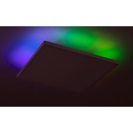 Rabalux - Plafonier LED RGB reglabil, LED/18W/230V 3000-6500K 30x30 cm + telecomandă