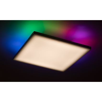 Rabalux - Plafonier LED RGB reglabil, LED/18W/230V 3000-6500K 30x30 cm + telecomandă