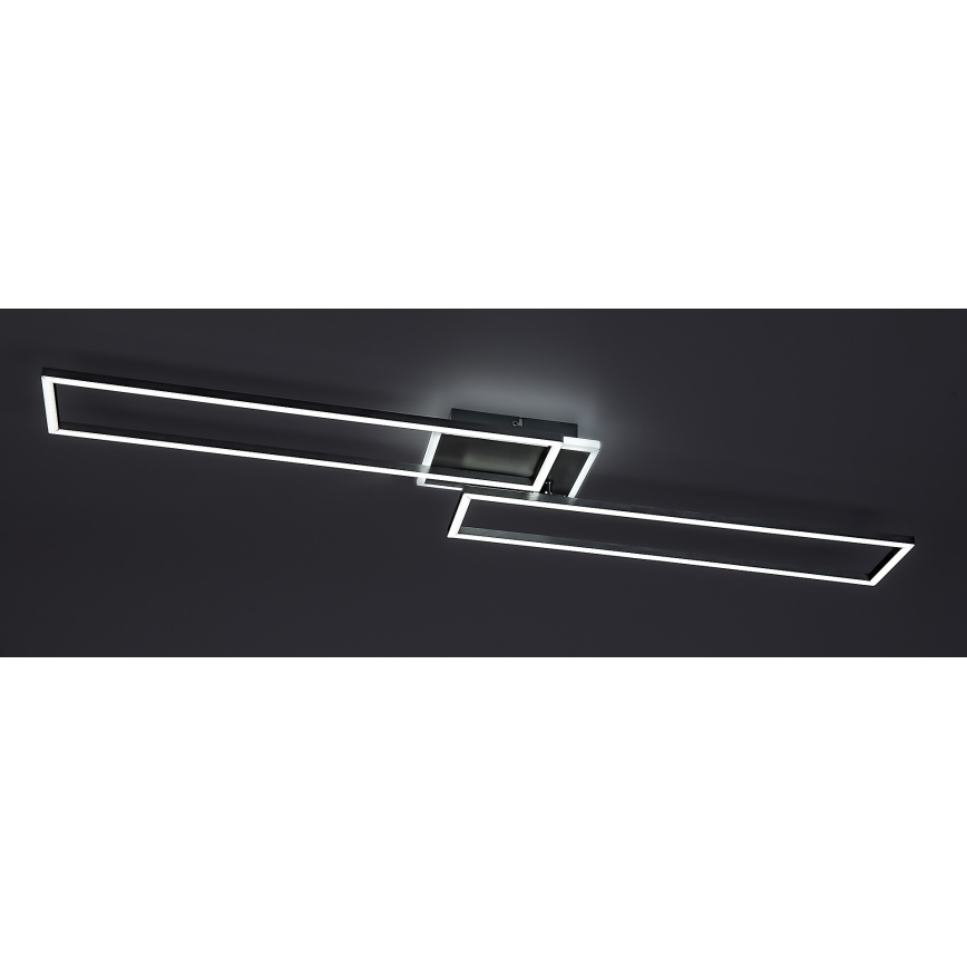 Rabalux - Plafonieră LED reglabilă intensitate LED/40W/230V 2700-6500K Wi-Fi Tuya crom mat + telecomandă 25x110 cm