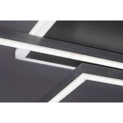 Rabalux - Plafonieră LED reglabilă intensitate LED/40W/230V 2700-6500K Wi-Fi Tuya crom mat + telecomandă 25x110 cm