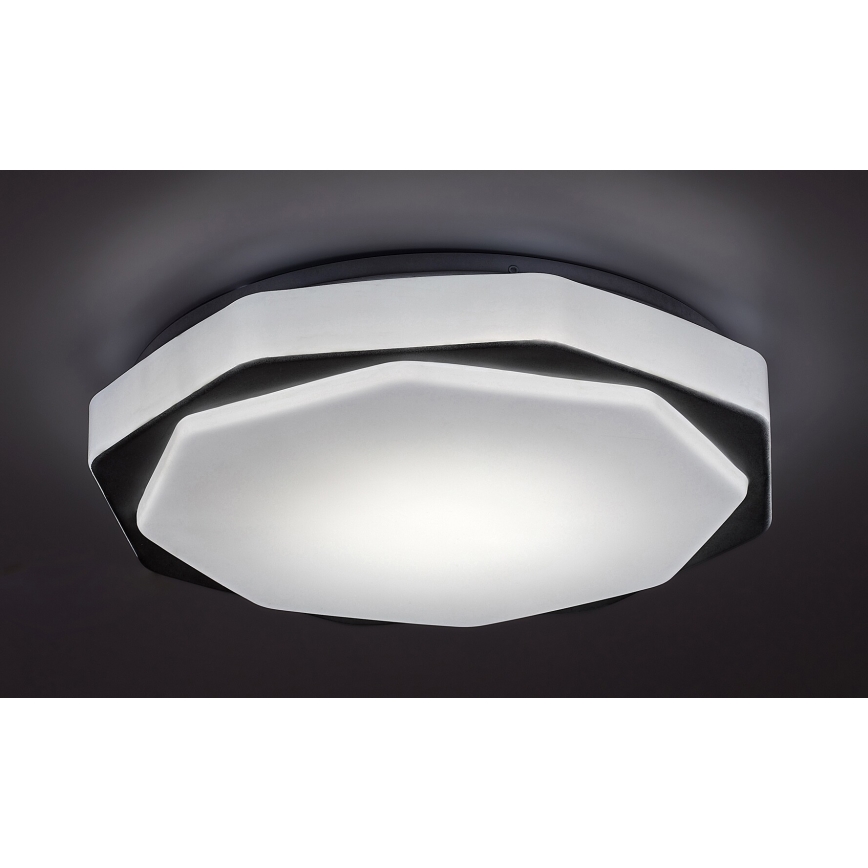 Rabalux - Plafonieră LED dimabilă, 18 W, 230 V, 3000 K/4000 K/6000 K, Ø 37 cm + telecomandă