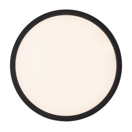 Rabalux - Plafonieră LED LED/24W/230V 3000/4000/6000K diametru 29 cm negru