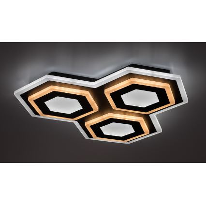 Rabalux - Plafonieră LED reglabilă intensitate LED/72W/230V 3000/6000K 41,5x41,5 cm cu telecomandă