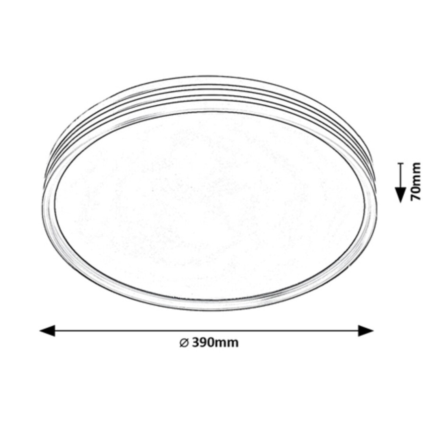 Rabalux - Plafonieră LED 25W/230V 3000K, diam. 39 cm