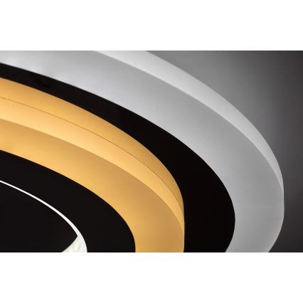 Rabalux - Plafonieră LED dimabilă LED/56W/230V 3000/4000/6000K crom mat + telecomandă Ø 45 cm